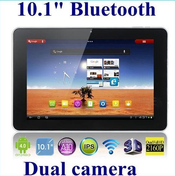 Sanei N10 10,1" de tela bluetooth IPS duas cameras